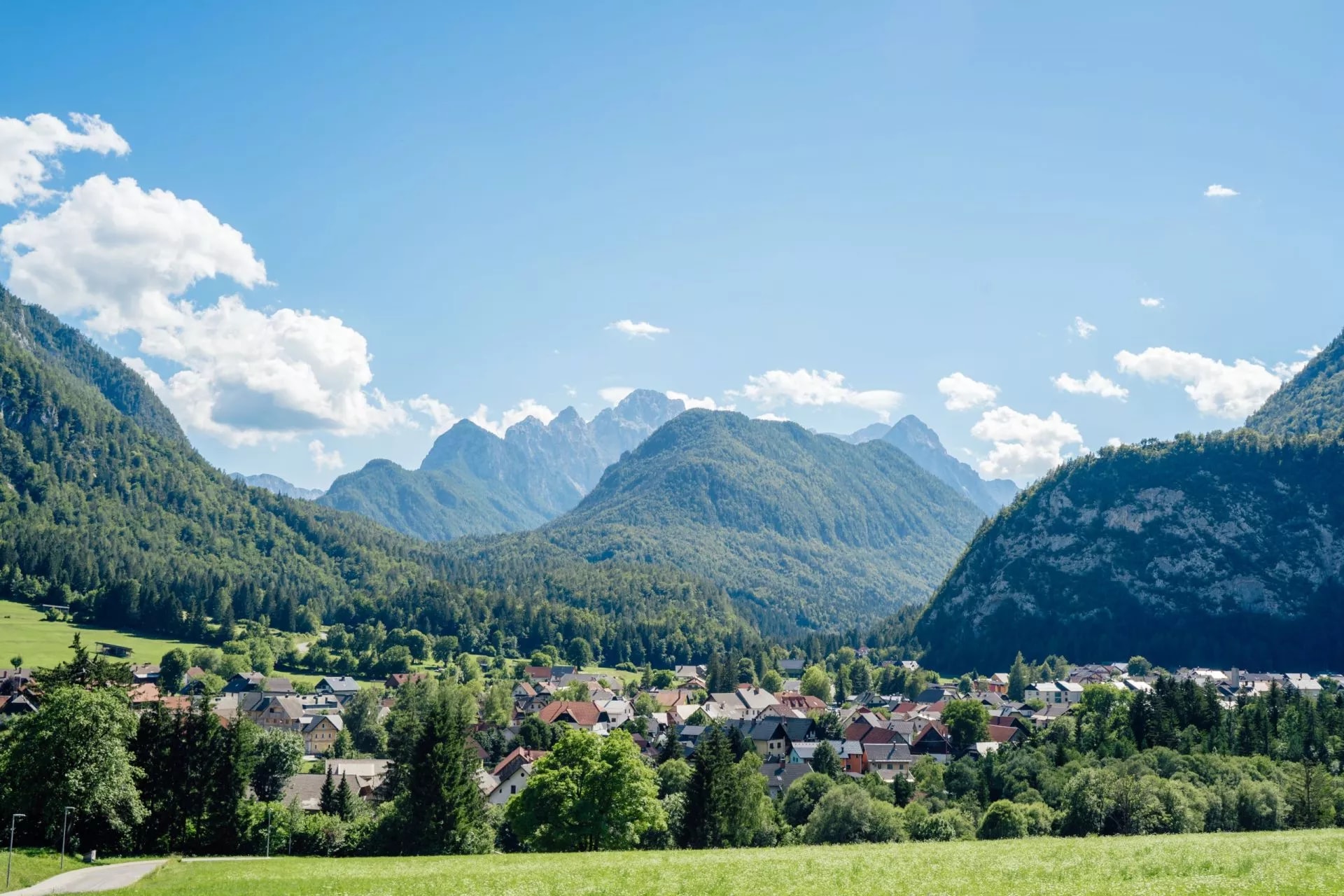 mojstrana alpine village